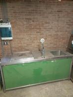 Lekblad spoelbak tapblad biertap bar buitenbar bar, Ophalen, Gebruikt