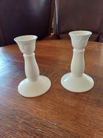 Licht crème Kandelaars villeroy en boch., Ophalen of Verzenden, Nieuw, Crème, Kandelaar