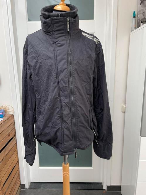 Superdry Japan windjack zomergasten maat XL antraciet grijs, Kleding | Heren, Jassen | Zomer, Gedragen, Maat 56/58 (XL), Grijs