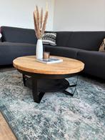 Salontafel te koop voor € 65,-, Huis en Inrichting, Tafels | Salontafels, Gebruikt, Eikenhout, Minder dan 50 cm, Rechthoekig