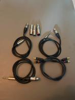 Diverse Audio Kabels en Adapters - neutrik XLR, TRS, RCA, Audio, Tv en Foto, Audiokabels en Televisiekabels, Ophalen of Verzenden