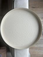 Dienblad decoratieblad beige goud mandela patroon, Huis en Inrichting, Ophalen, Zo goed als nieuw, Rond