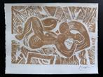 Pablo Picasso linosnede, Antiek en Kunst, Kunst | Litho's en Zeefdrukken, Ophalen of Verzenden