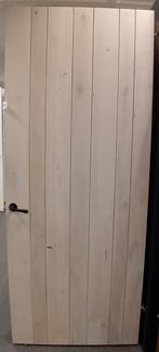 Binnendeur Wood massief Eiken 93x231,5 stomp, Ophalen, 80 tot 100 cm, 215 cm of meer, Binnendeur
