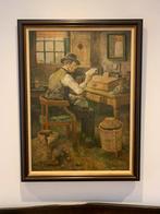 Adriaan la Rivière 1857-1941 schilderij (110 x 83 x 4,5 cm), Antiek en Kunst, Kunst | Schilderijen | Klassiek, Ophalen