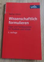 Wissenschaftlich formulieren - 9783825250683, Boeken, Schoolboeken, Overige niveaus, Ophalen of Verzenden, Duits, Zo goed als nieuw