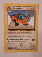 Jaren 90 Dragonite black star promo Pokemon kaart, Ophalen of Verzenden, Zo goed als nieuw, Losse kaart