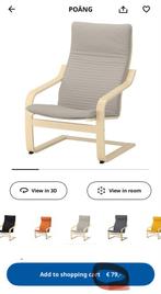 Ikea Poang Relaxfauteuil, Huis en Inrichting, Fauteuils, Ophalen, Gebruikt, 75 tot 100 cm, 50 tot 75 cm