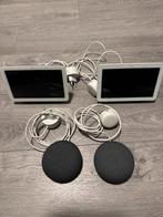 2x Google Nest Smart Hub + 2x Google Nest Mini Smart Speaker, Verzenden, Zo goed als nieuw