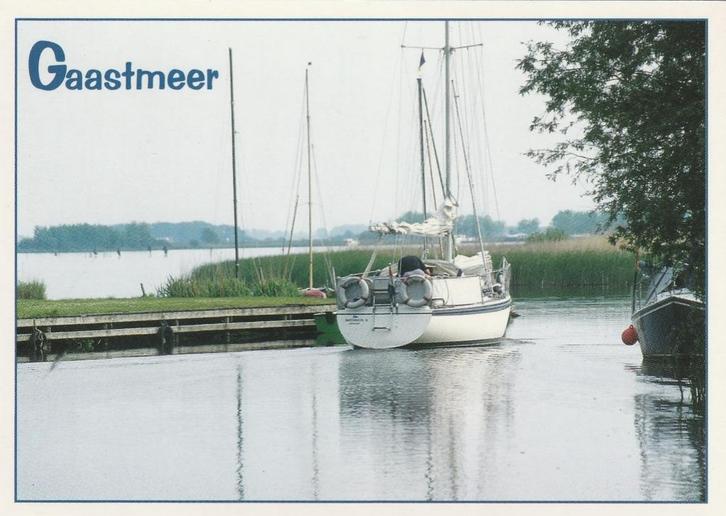 GAASTMEER Haven Zeiljacht, Verzamelen, Ansichtkaarten | Nederland, Ongelopen, Friesland, 1980 tot heden, Verzenden