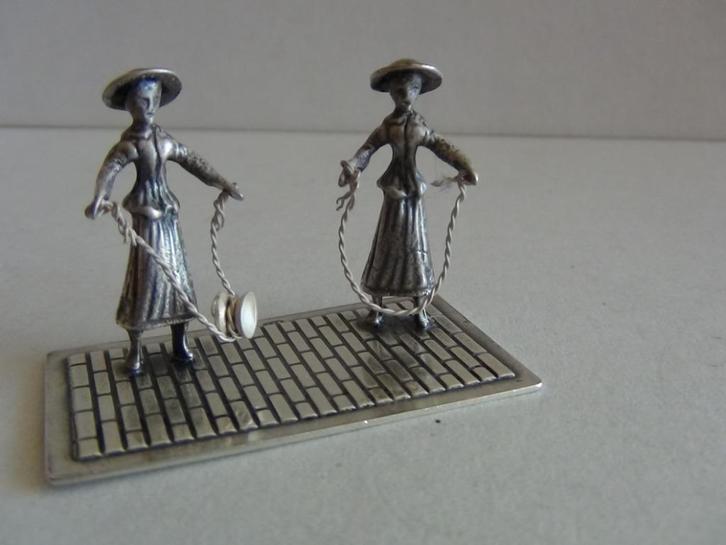 Miniatuur zilver EH21 kinderspelen zilveren miniaturen, Antiek en Kunst, Antiek | Goud en Zilver, Zilver, Verzenden