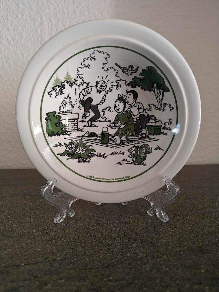 Vintage Suske en Wiske Schaaltje 1989, Verzamelen, Stripfiguren, Nieuw, Gebruiksvoorwerp, Suske en Wiske, Ophalen of Verzenden