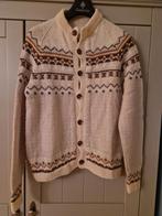 Noors wollen vest - Maat M, Maat 38/40 (M), Verzenden, Beige, Noorse Wol