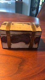 Antiek theeblikje, zeer oud, Antiek en Kunst, Ophalen of Verzenden