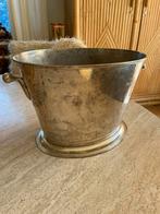 Vintage champagne/ wijnkoeler verzilverd antiek groot, Ophalen of Verzenden, Metaal, Minder dan 50 cm