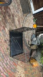 Hondenbensch zwart, Dieren en Toebehoren, Ophalen, Zo goed als nieuw