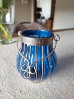 Riverdale windlichten set van 2, Ophalen, Overige materialen, Blauw, Zo goed als nieuw