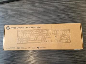 HP Wired Desktop 320K toetsenbord (Nieuw in doos) beschikbaar voor biedingen