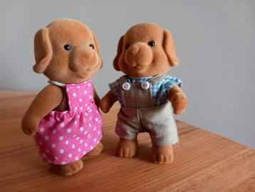 Sylvanian families/Bärenwald vintage honden beschikbaar voor biedingen