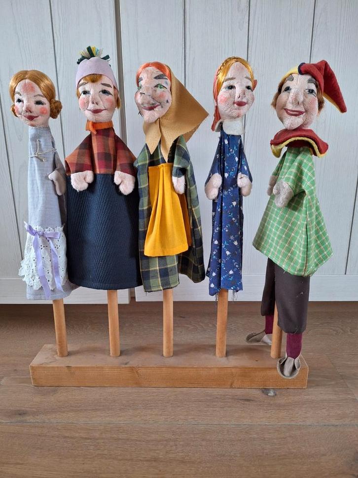 Bijzondere set Curt Meissner poppenkast poppen, Verzamelen, Poppen, Ophalen of Verzenden