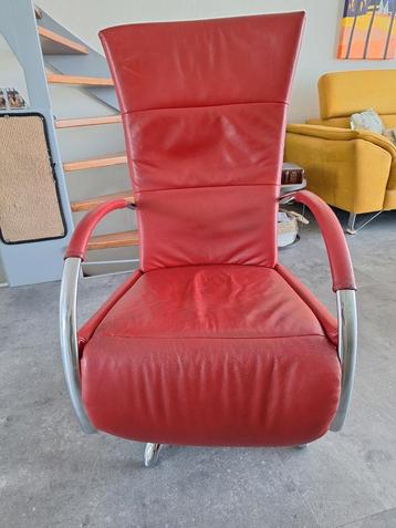 Relaxfauteuil Prominent leder bekleed beschikbaar voor biedingen