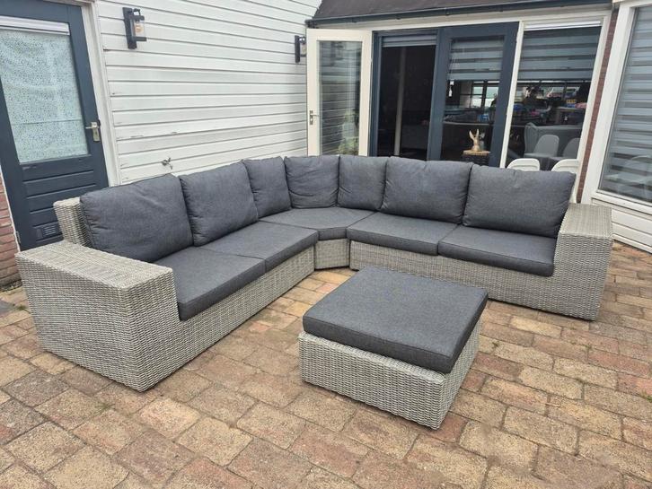 Loungeset "Intenso Merone 4-delig" + kussenbox, Tuin en Terras, Tuinmeubel-accessoires, Gebruikt, Ophalen
