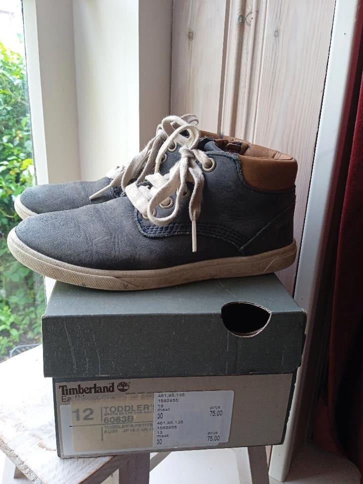 Hoge leren schoenen Timberland maat 30 ~kinderschoenen leder, Kinderen en Baby's, Kinderkleding | Schoenen en Sokken, Gebruikt