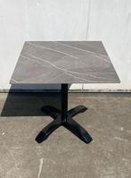 2 horeca bistro terrastafel trespa volkern 70x70 marmerlook, Ophalen, Zo goed als nieuw
