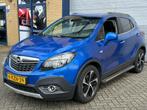 Opel Mokka 1.4 T Cosmo 4x4, schuifkanteldak, apk, lpg, clima, Auto's, Opel, Gebruikt, 4 cilinders, Blauw, Handgeschakeld