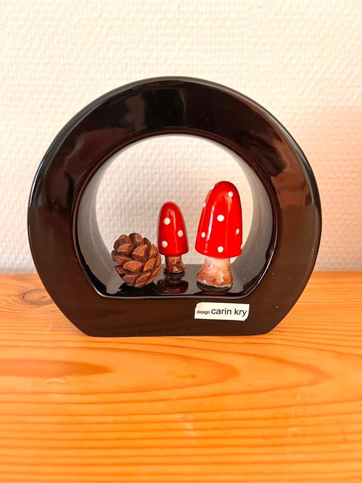 Waxinelichthouder "Herfst", Antiek en Kunst, Antiek | Keramiek en Aardewerk, Ophalen of Verzenden