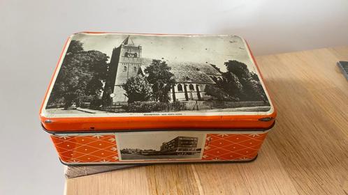 Beekbergen / Loenen oranje blik / Verblifa, Verzamelen, Blikken, Gebruikt, Overige, Overige merken, Ophalen of Verzenden