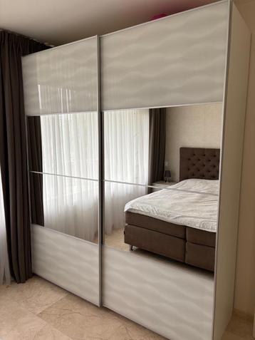 Large Wardrobe with Sliding Doors and Mirror