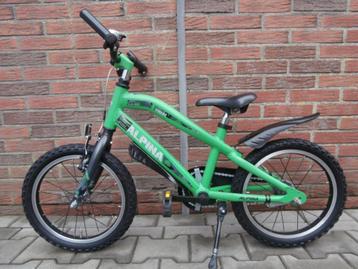 Zeer mooie Alpina Trial 16 inch jongensfiets. groen beschikbaar voor biedingen