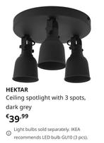 Als NIEUW en inclusief 3 LED lampen, Ophalen, Zo goed als nieuw, Led