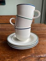 Country House koffiekopjes met schoteltjes, Ophalen of Verzenden, Zo goed als nieuw, Porselein, Kop en/of schotel