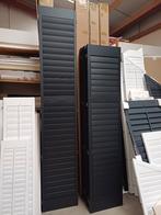 Speciale aanbieding zwarte shutters/luiken nieuw uit de doos, Ophalen, 200 cm of meer, Zwart, Nieuw