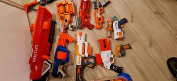 Nerf collectie 11 guns en kogels beschikbaar voor biedingen