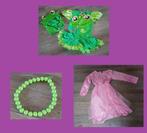 kikkerjurk muts maat 98 kind meisje prinsessenjurk roze frog, Ophalen of Verzenden, Gebruikt, 104 of kleiner, Meisje