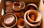 Terra Cotta Bloempotten en Schaaltjes - Diverse Maten, Tuin en Terras, Bloempotten, Ophalen, Gebruikt, Rond, Binnen