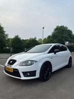 Seat Leon 2.0 Tfsi 16V 177KW Cupra 2009 Wit, Auto's, Seat, Voorwielaandrijving, 65 €/maand, Stof, Zwart