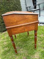 Schoollessenaartje, eikenhout, ca100 jaar oud, Antiek en Kunst, Ophalen