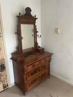 Antieke Eiken Commode met Spiegel, Antiek en Kunst, Ophalen