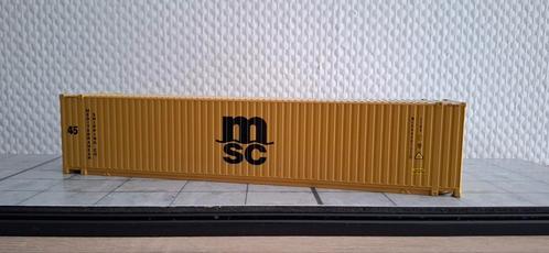 45ft container tekno msc, Hobby en Vrije tijd, Modelauto's | 1:50, Nieuw, Bus of Vrachtwagen, Tekno, Ophalen of Verzenden
