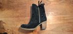 Tamaris Zwarte Suede Laarzen Maat 37, Tamaris, Zwart, Lage of Enkellaarzen, Ophalen of Verzenden