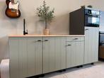 Showroomopruiming! Tundra green real wood! Compleet!, Ophalen, Zo goed als nieuw, Enkelwandige keuken