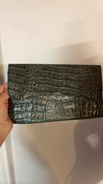 Enveloptas 29 cm breed, 18 cm hoog, grijsachtig, Ophalen of Verzenden, Gebruikt, Grijs