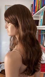 Bruine lange pruik, Sieraden, Tassen en Uiterlijk, Uiterlijk | Haarverzorging, Ophalen of Verzenden, Nieuw, Pruik of Haarverlenging
