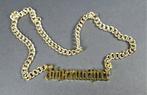 Gouden Jägermeister gangster rapper ketting, Ophalen of Verzenden, Nieuw, Gebruiksvoorwerp