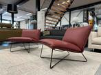 2 Nieuw Jess Design Earl Fauteuils Red Toledo leer Stoel, Huis en Inrichting, Fauteuils, Nieuw, Ophalen of Verzenden, Jess, 50 tot 75 cm