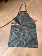 Leren barbecue schort, Huis en Inrichting, Keuken | Textiel, Ophalen, Zo goed als nieuw, Bruin, Schort